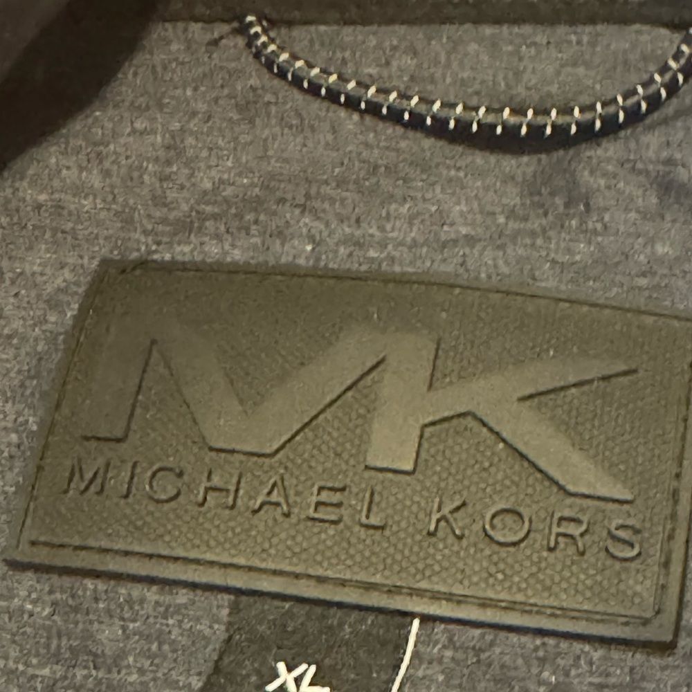 MICHAEL KORS MEN XL Grayish BLUE Zipper up windbreaker top Gorpcore Outdoors - Picture 9 of 13
